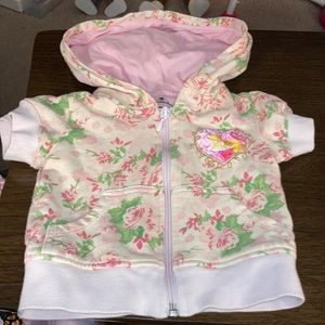 Disney Aurora (Sleeping Beauty) zip up hoodie size 2T